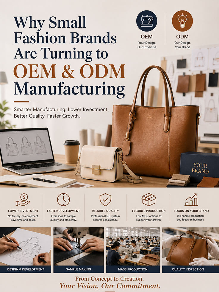 Why Small Fashion Brands Are Turning to OEM & ODM Manufacturing