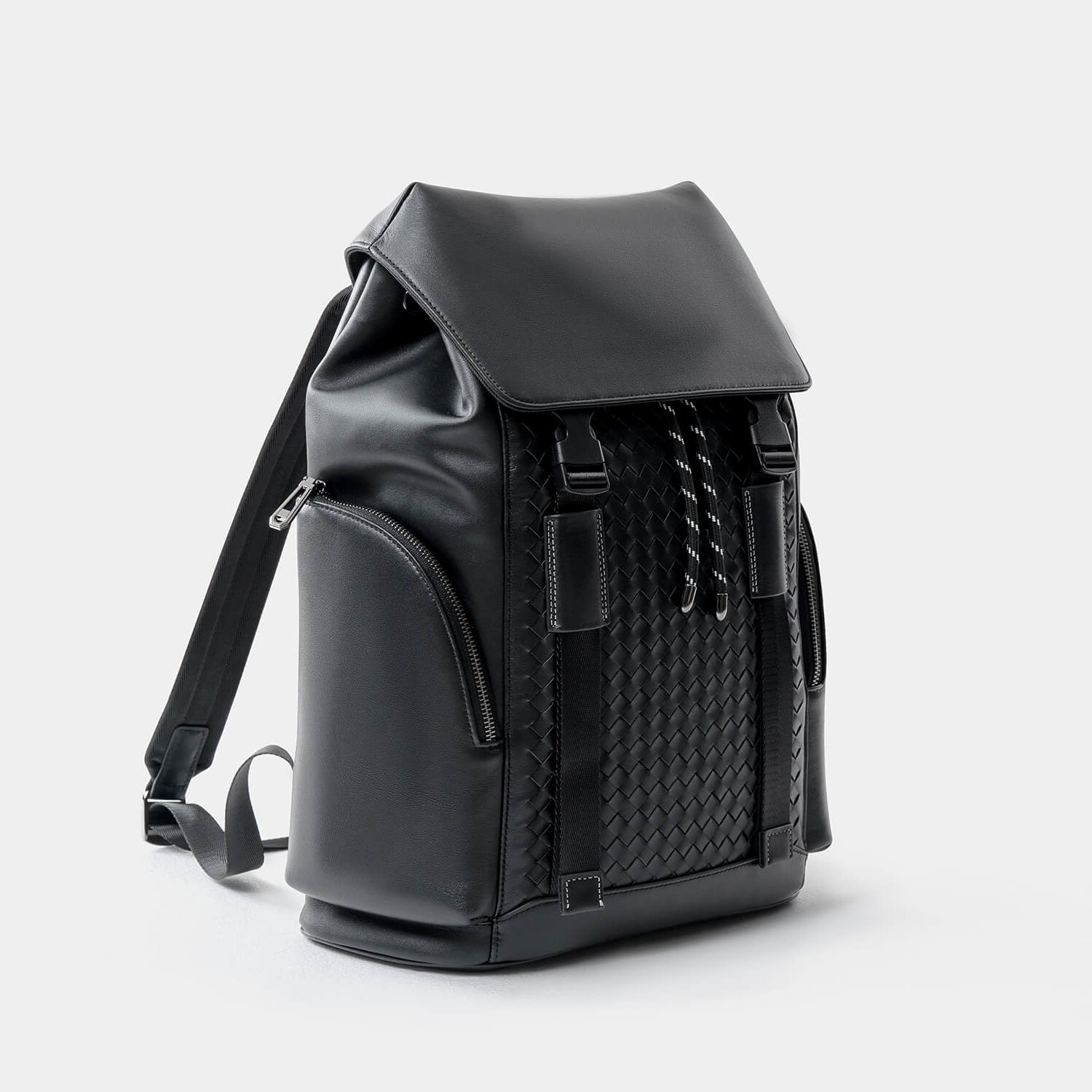 Journion Black Drawstring Backpack