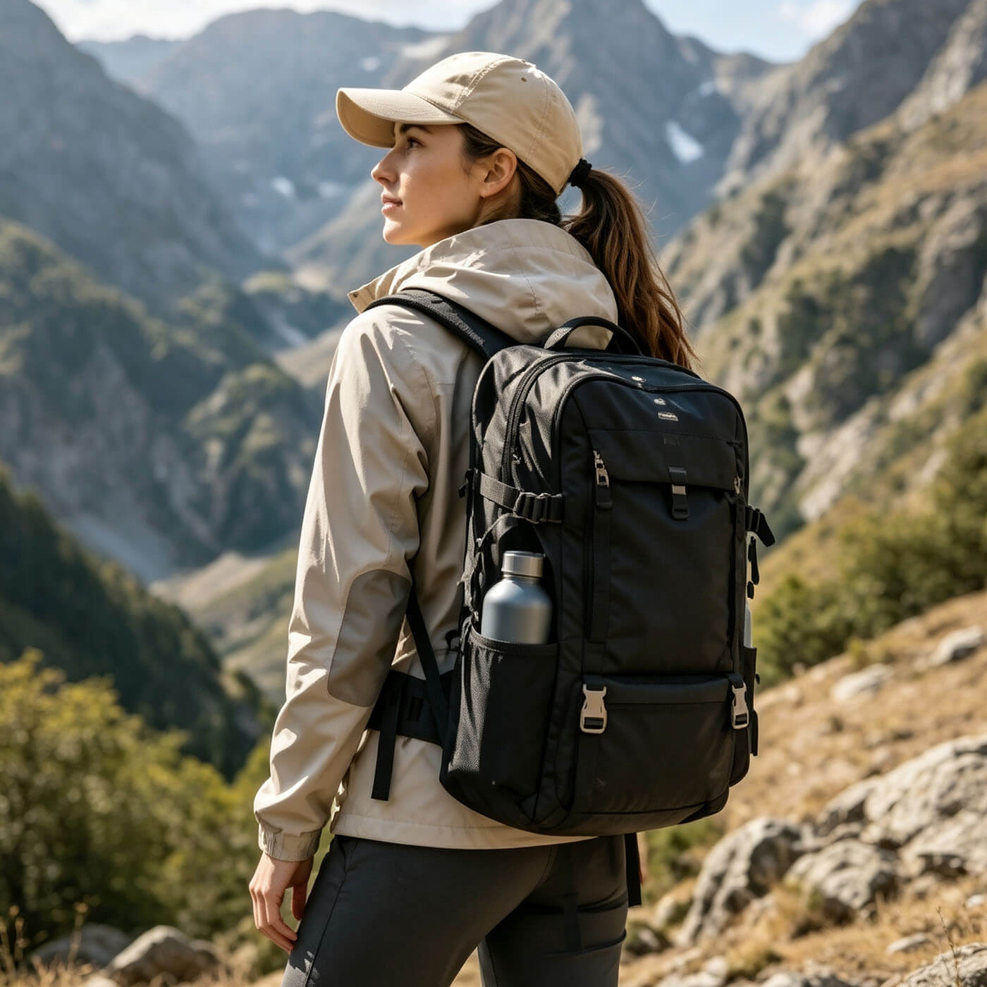 Journion Nylon Backpack for Outdoor Hiking