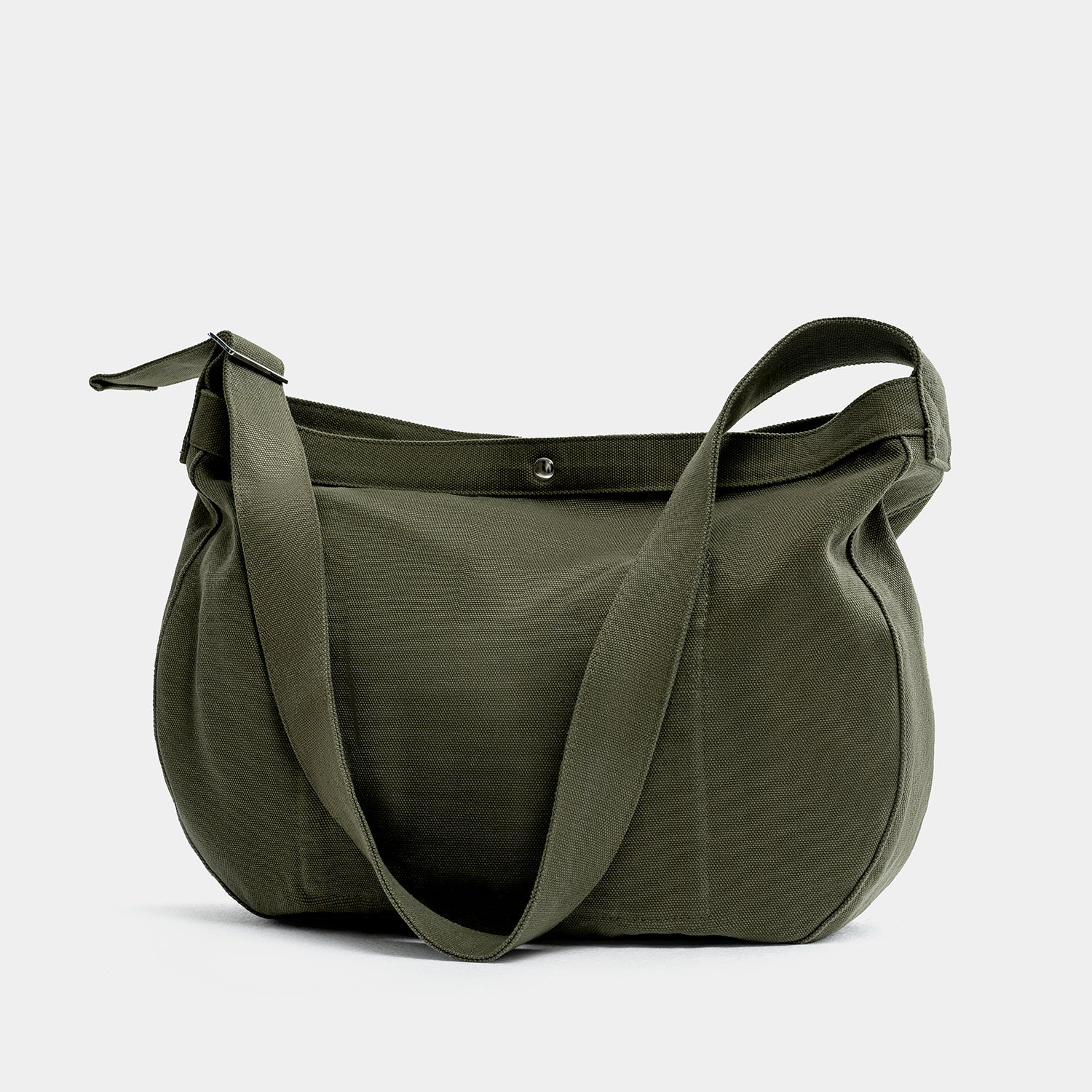Journion Green Canvas Shoulder Bag with Adjust Shoulder Straps