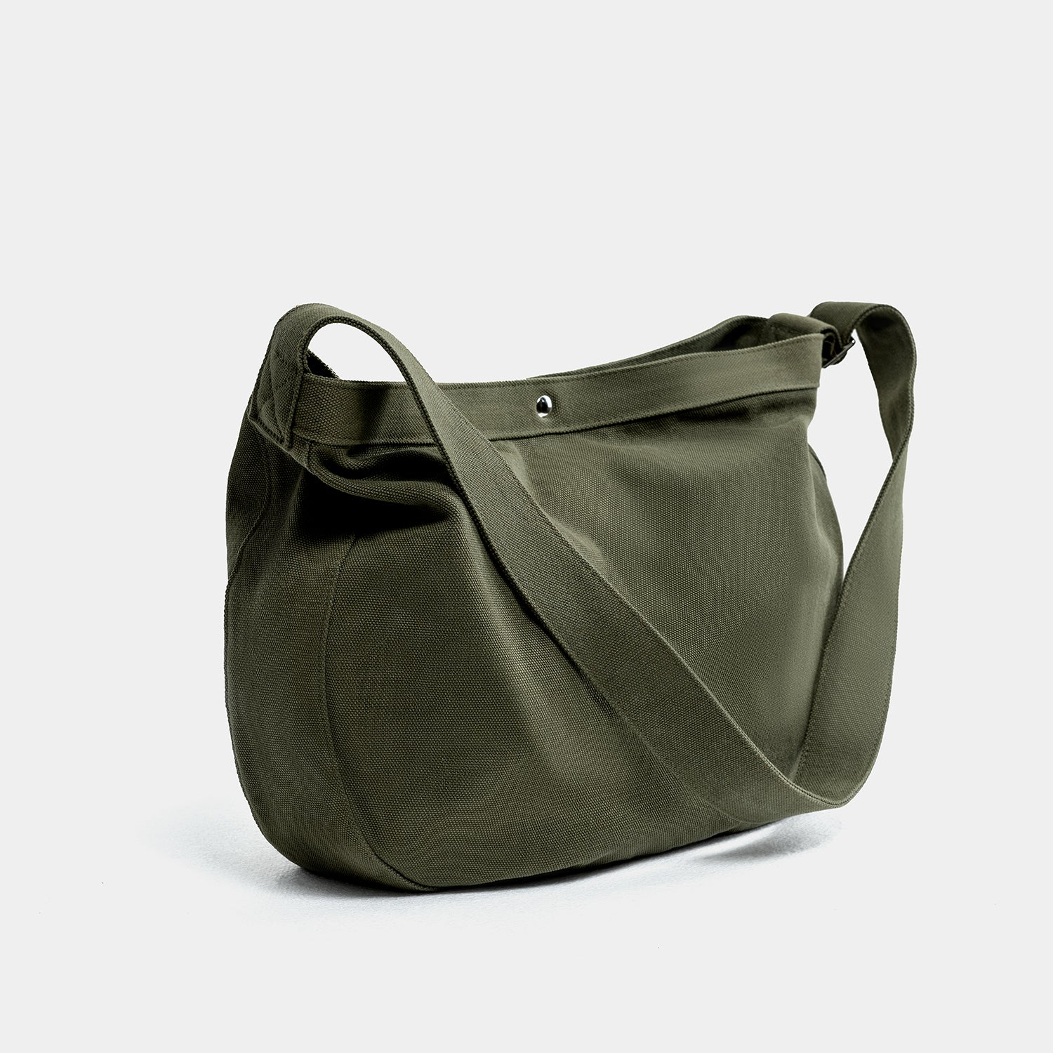 Journion Green Canvas Shoulder Bag with Adjust Shoulder Straps