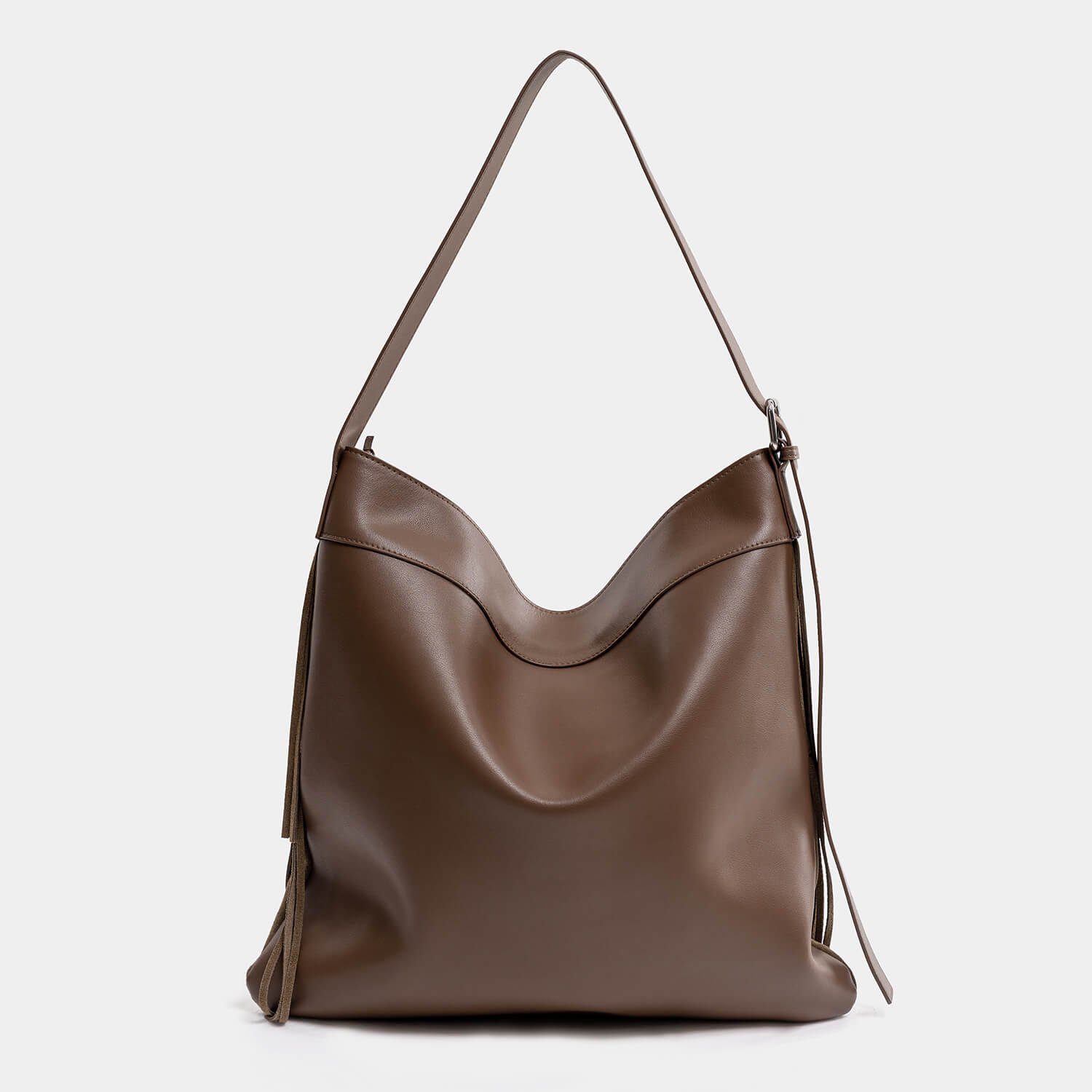 Journion Brown Suede Shoulder Bag