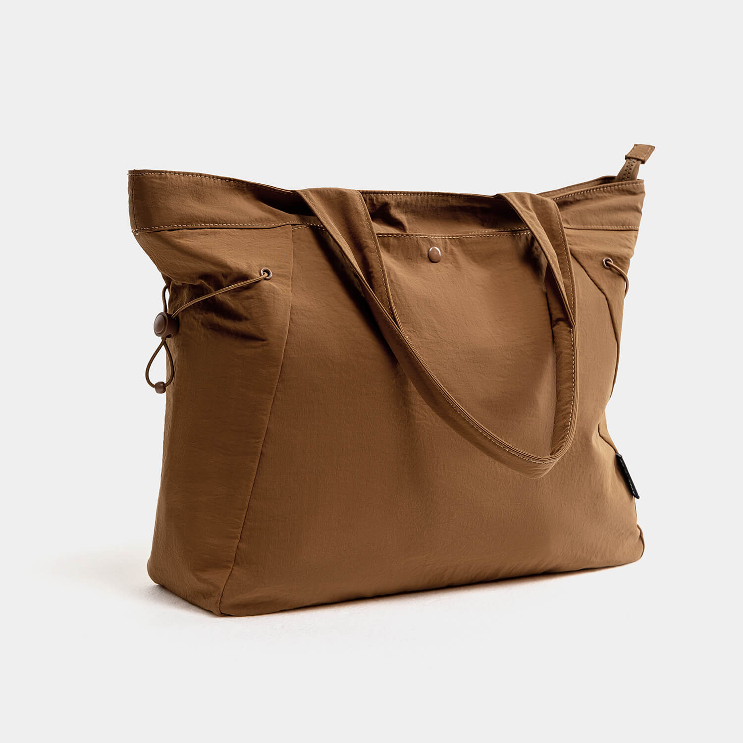 Journion Waterproof Nylon Tote Bag-Brown