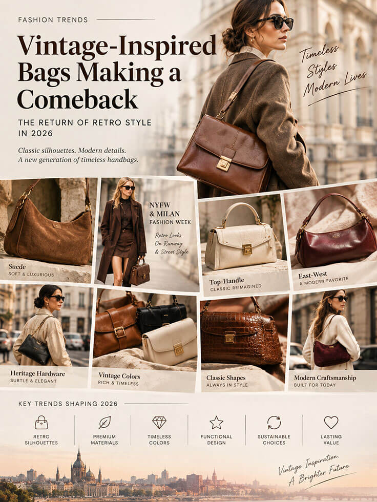 Vintage-Inspired Bags Making a Comeback: The Return of Retro Style in 2026