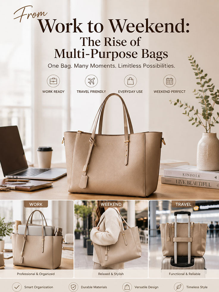 From Work to Weekend: The Rise of Multi-Purpose Bags