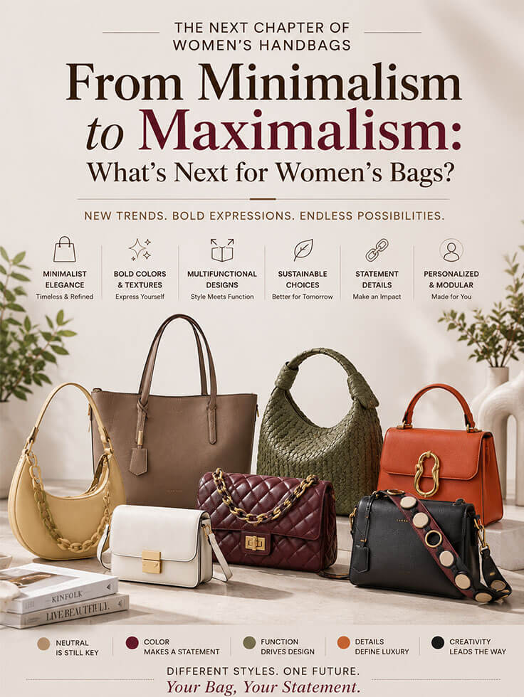 From Minimalism to Maximalism: What's Next for Women's Bags?