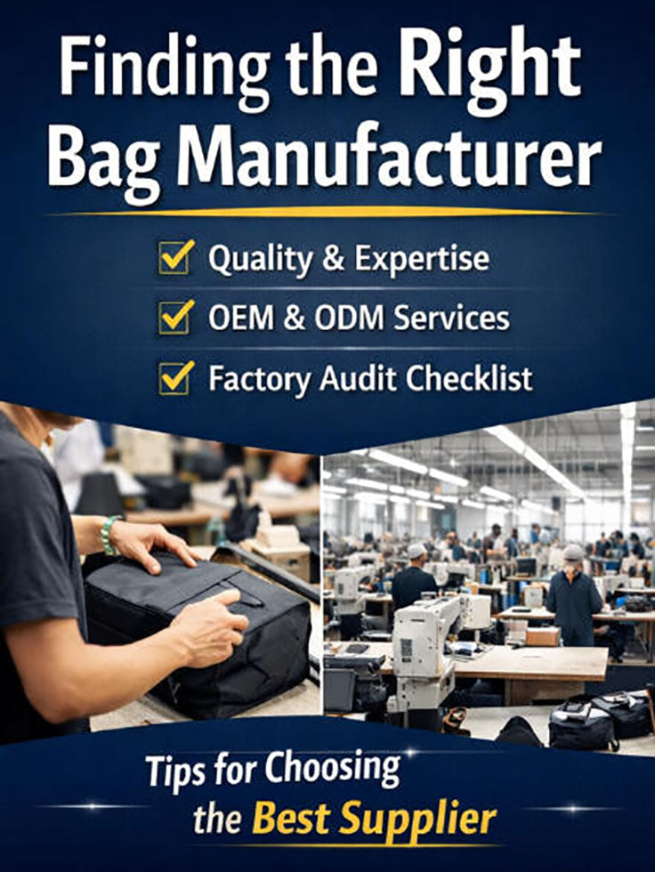 How to Choose a Reliable Bag Manufacturer: A Complete Guide for Brands and Businesses