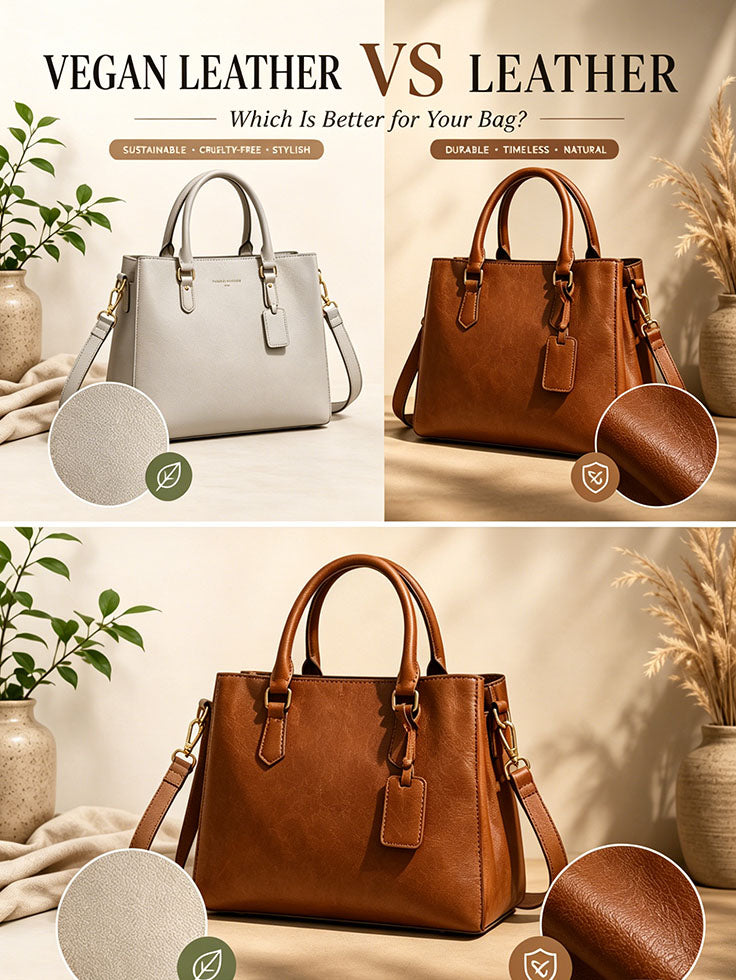Leather vs Vegan Leather Bags: Which Is Better?