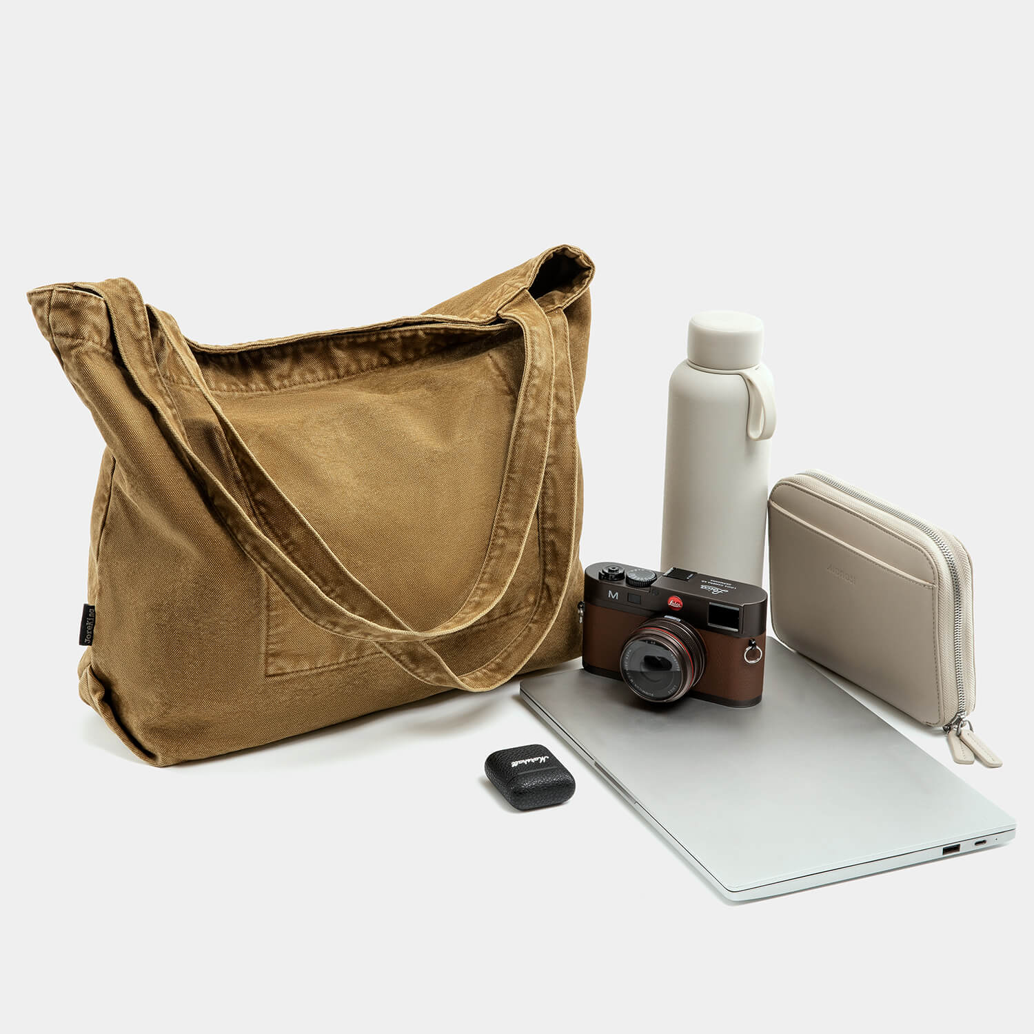 Journion Turmeric Yellow Canvas Tote Bag