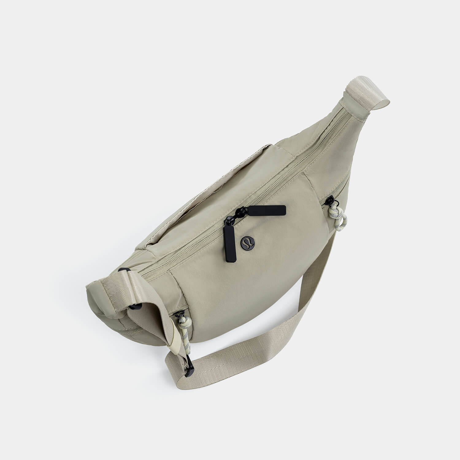 Journion Semi-circular Nylon Crossbody Bag