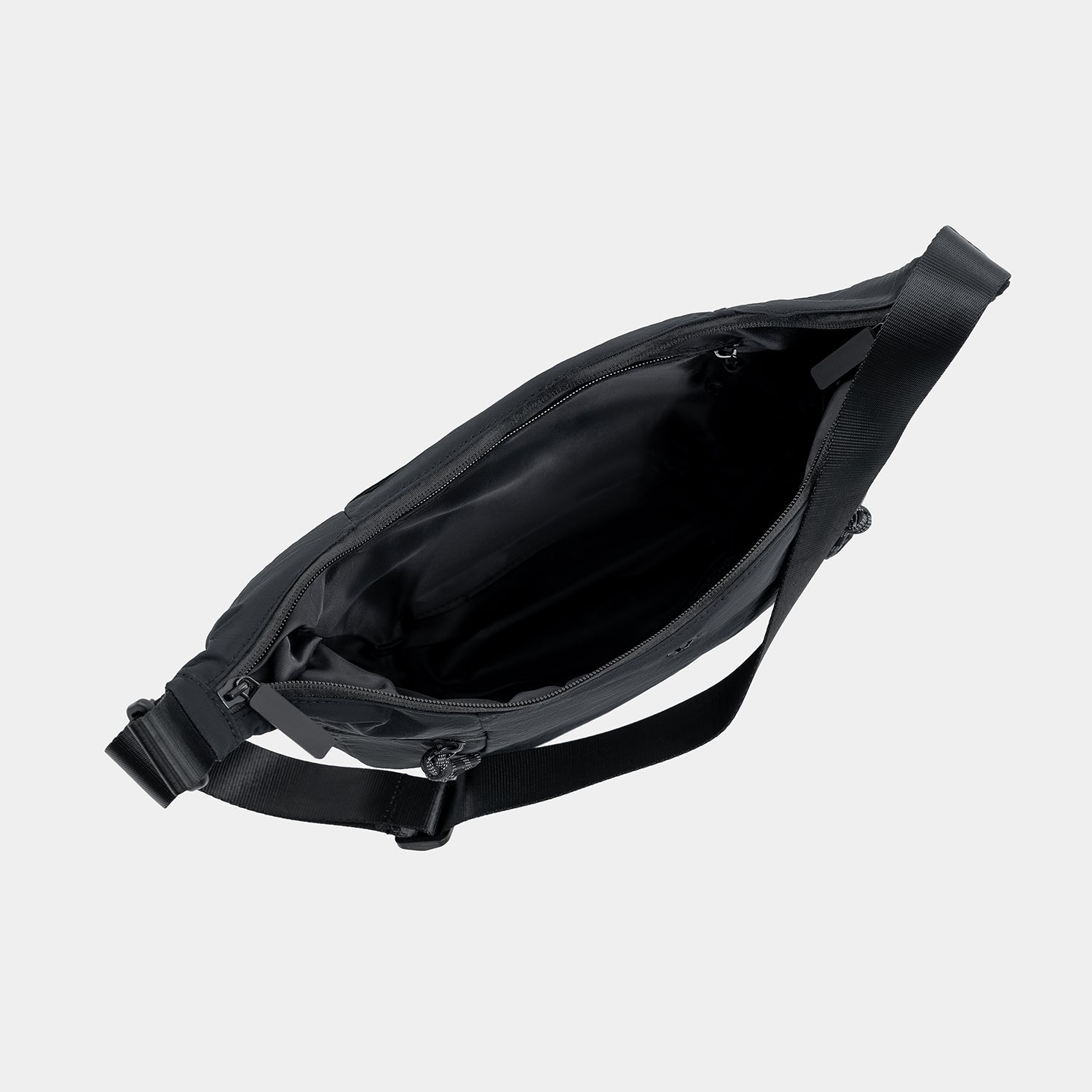 Journion Semi-circular Nylon Crossbody Bag