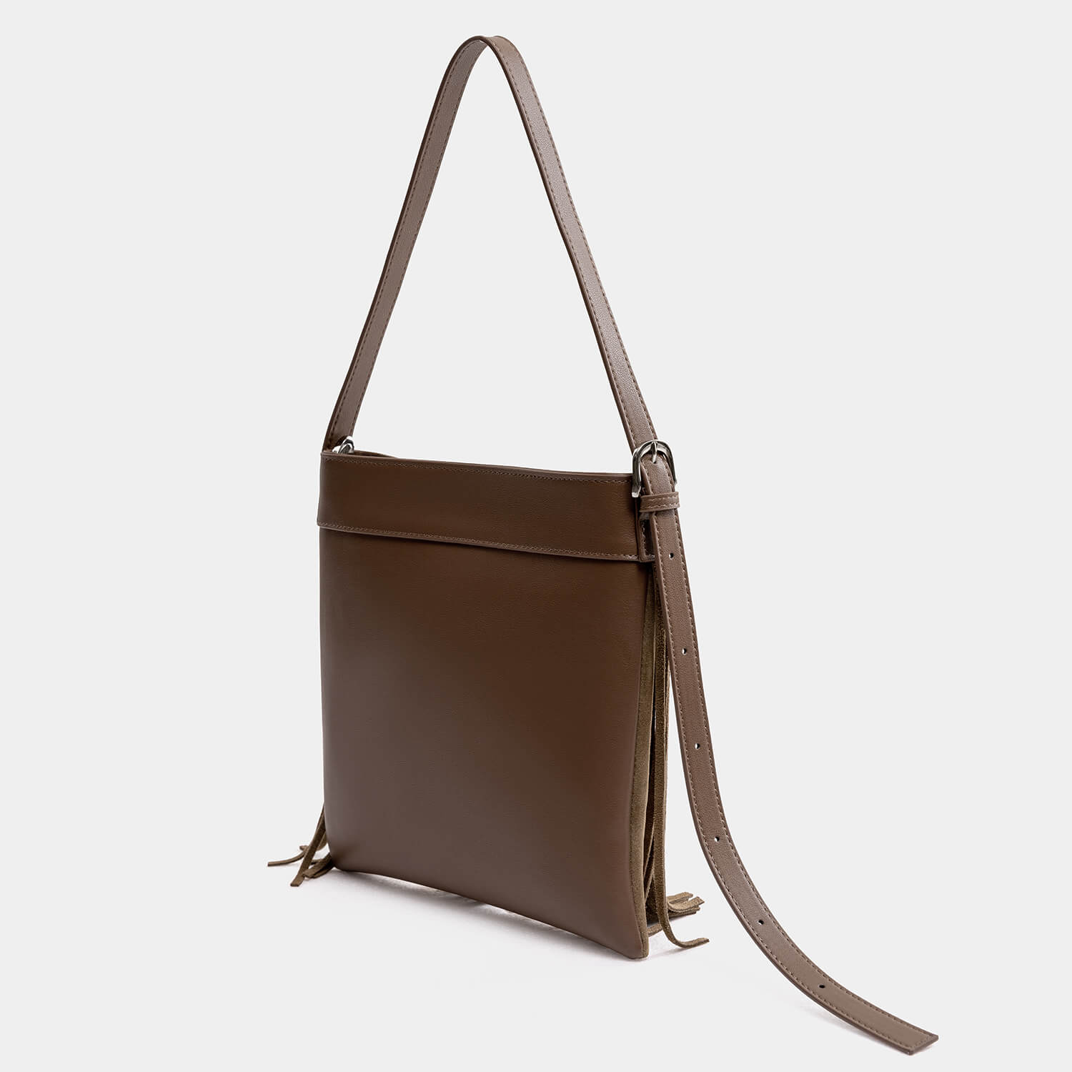 Journion Suede Leather Shoulder Bag