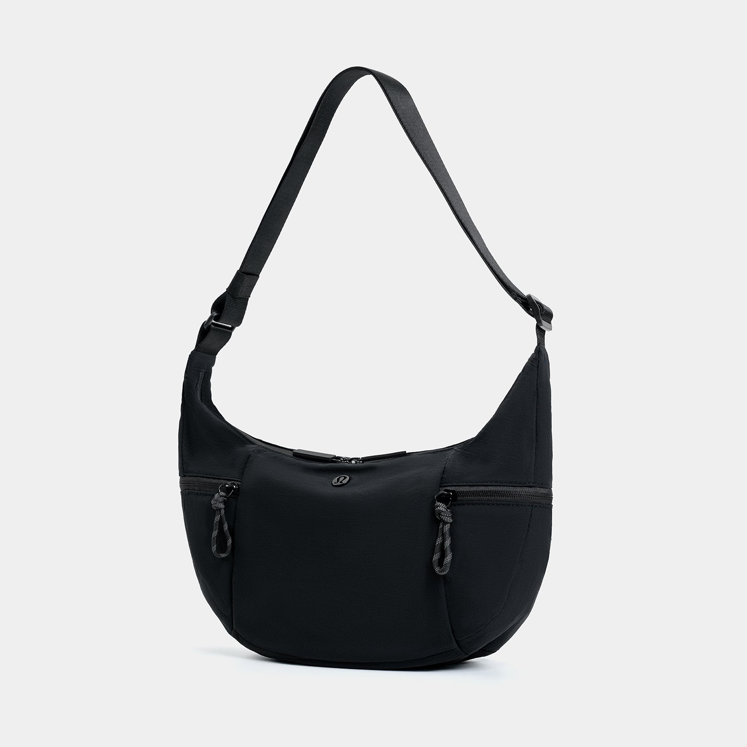 Journion Semi-circular Nylon Crossbody Bag