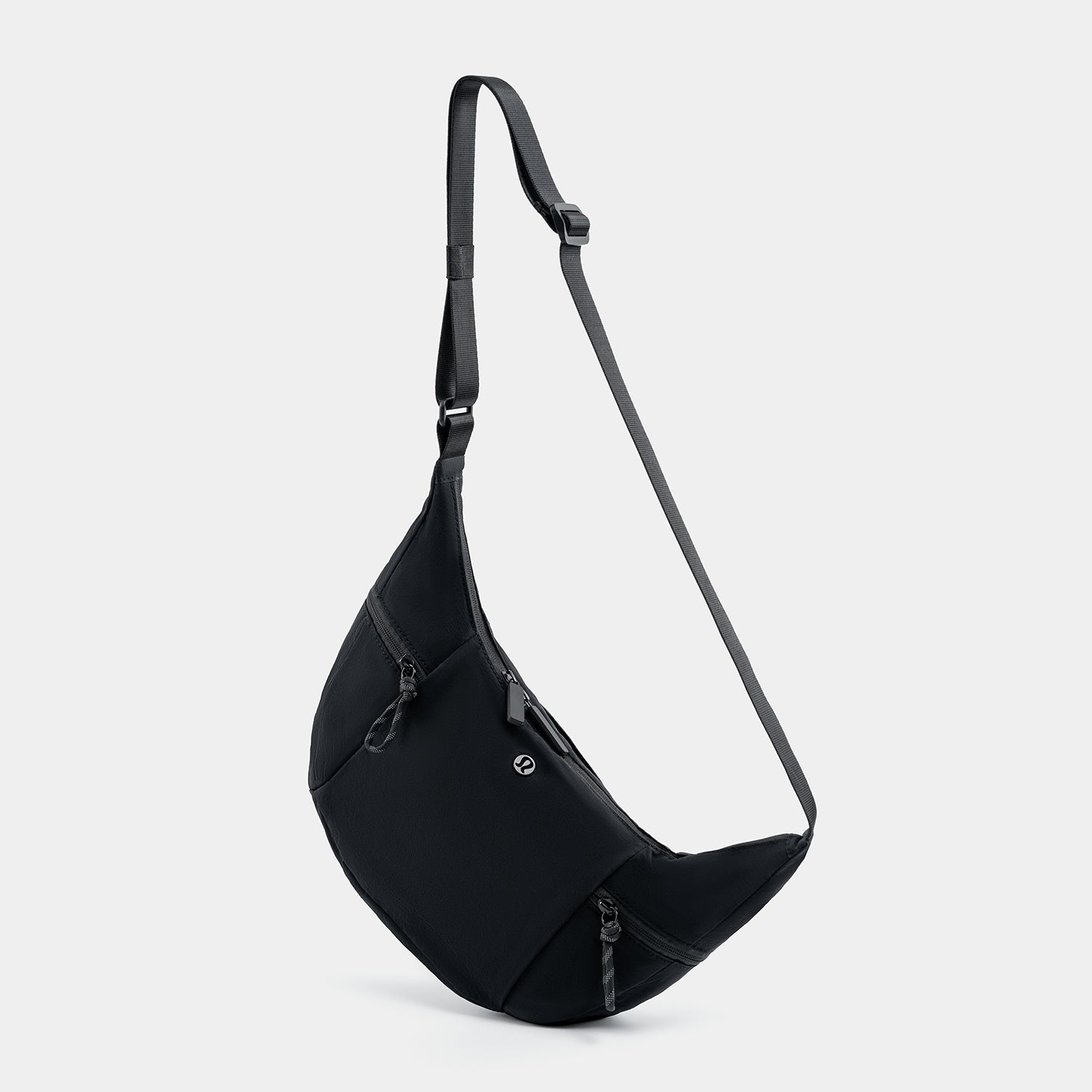 Journion Semi-circular Nylon Crossbody Bag